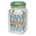 MENTA SQUARE GLASS JAR 1500 ML