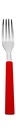 RED FORKS SET W|6 PCS