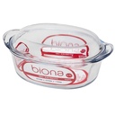 BARKER TEMPERED OVAL GLASS W| LID 4700 ML