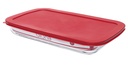 BOROSILICATE GLASS COOKERS W|LID 3000ML