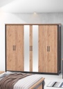 LIBERTY 6 DOOR WARDROBE