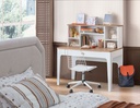 M COUNTRY STUDY DESK WITH TOP SHELF