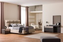 BLACK KING BEDROOM WITHOUT WARDROBE