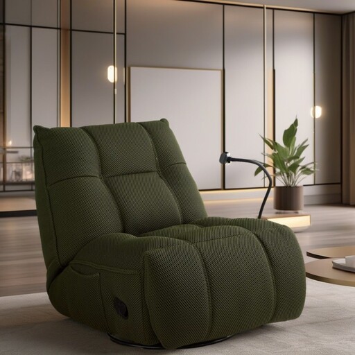MALVEN ROCKING RECLINER WITH MOBILE HOLDER