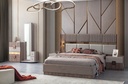 LOTUS  QUEEN BEDROOM SET WT WARDROBE