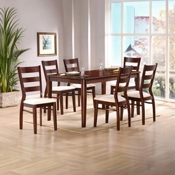 [B0250100007] NEVADA DINING TABLE 6 SEATS