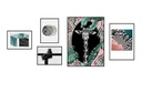 5 PCS GIRAFFE WALL ART SET