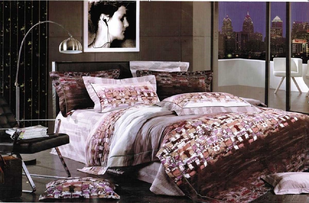 KING SIZE BED COVER 6 PCS