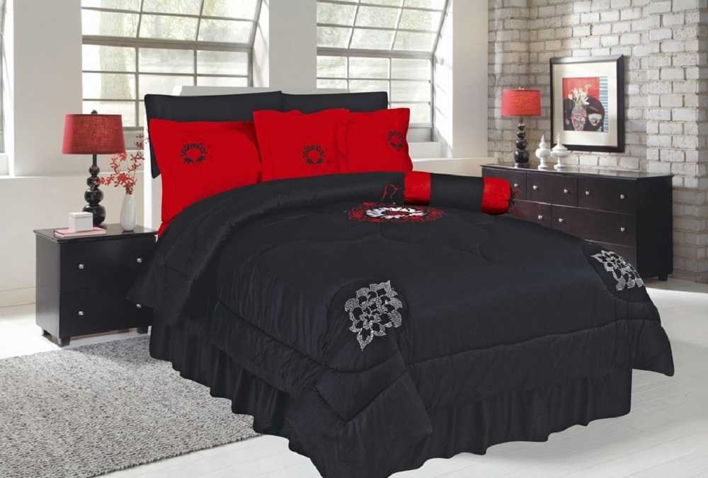 QUEEN SIZE BED COVER 6 PCS