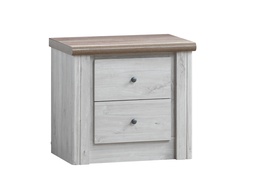 [A1050200035] BEST 2 DRAWERS NIGHT TABLE 5050
