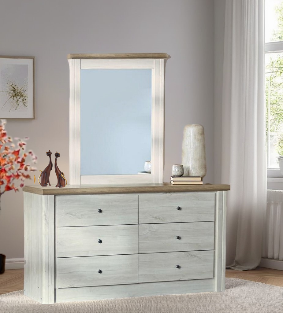 [A0850200045] MARCH  DRESSER & MIRROR 355/2516