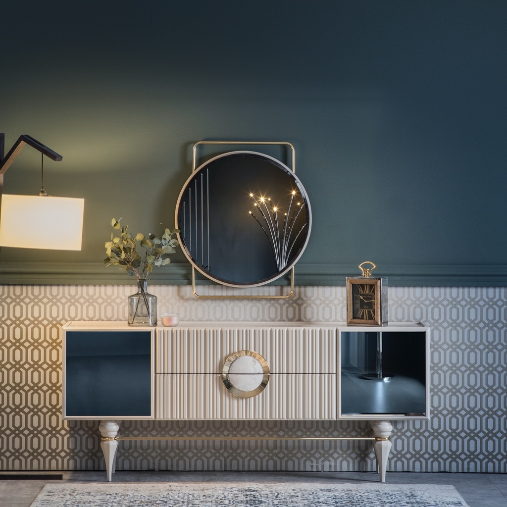 [B00650300016] EMIRGAN CONSOLE & MIRROR