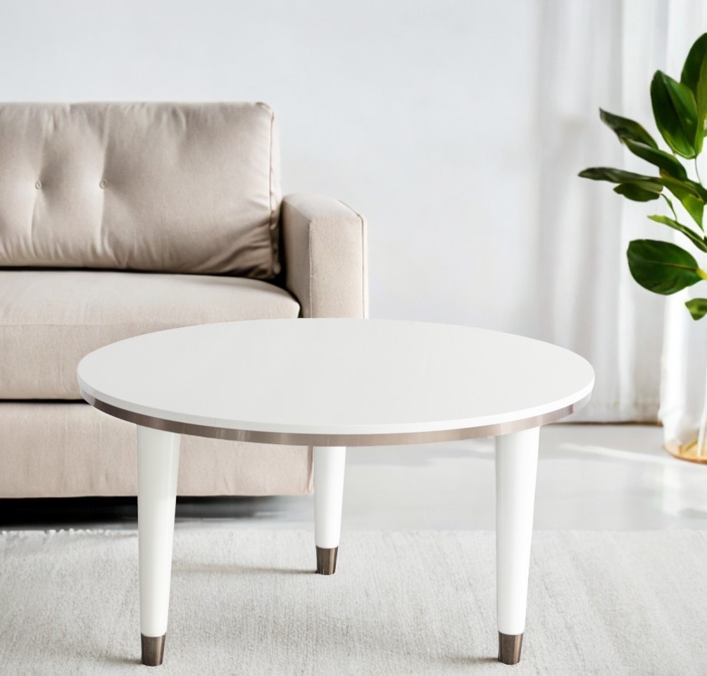 [D0250100076] SHELLON ROUND COFFEE TABLE