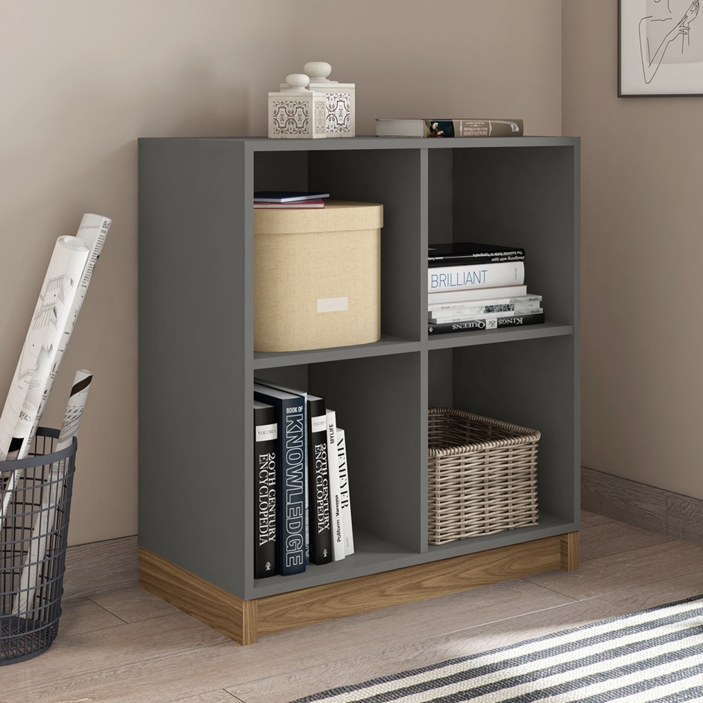 [I0010300013] CUBIC LOW BOOKCASE