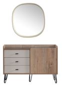 [A0850300111] BASS YENI CHEST OF DRAWERS &amp; MIRROR