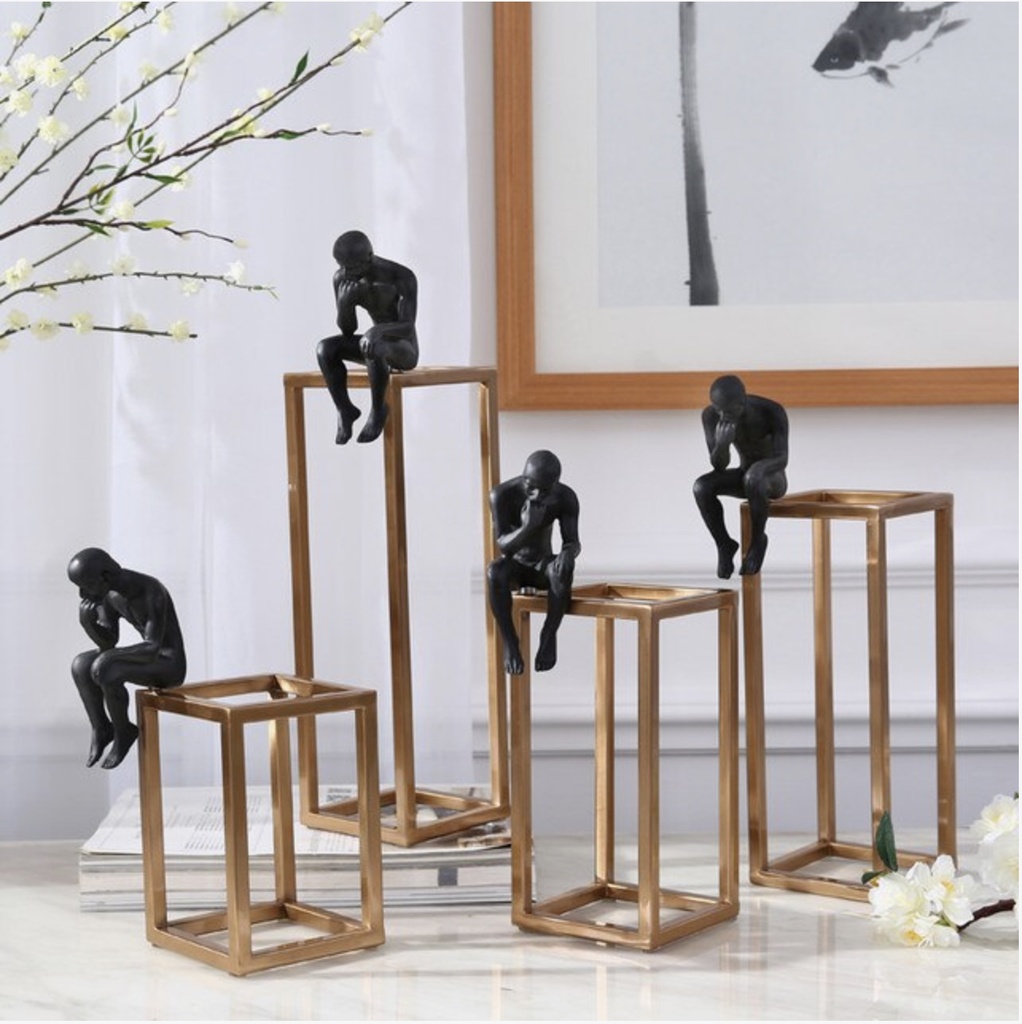[Z0220100177] 3 PCS MAN DECORATION SET L/M/S
