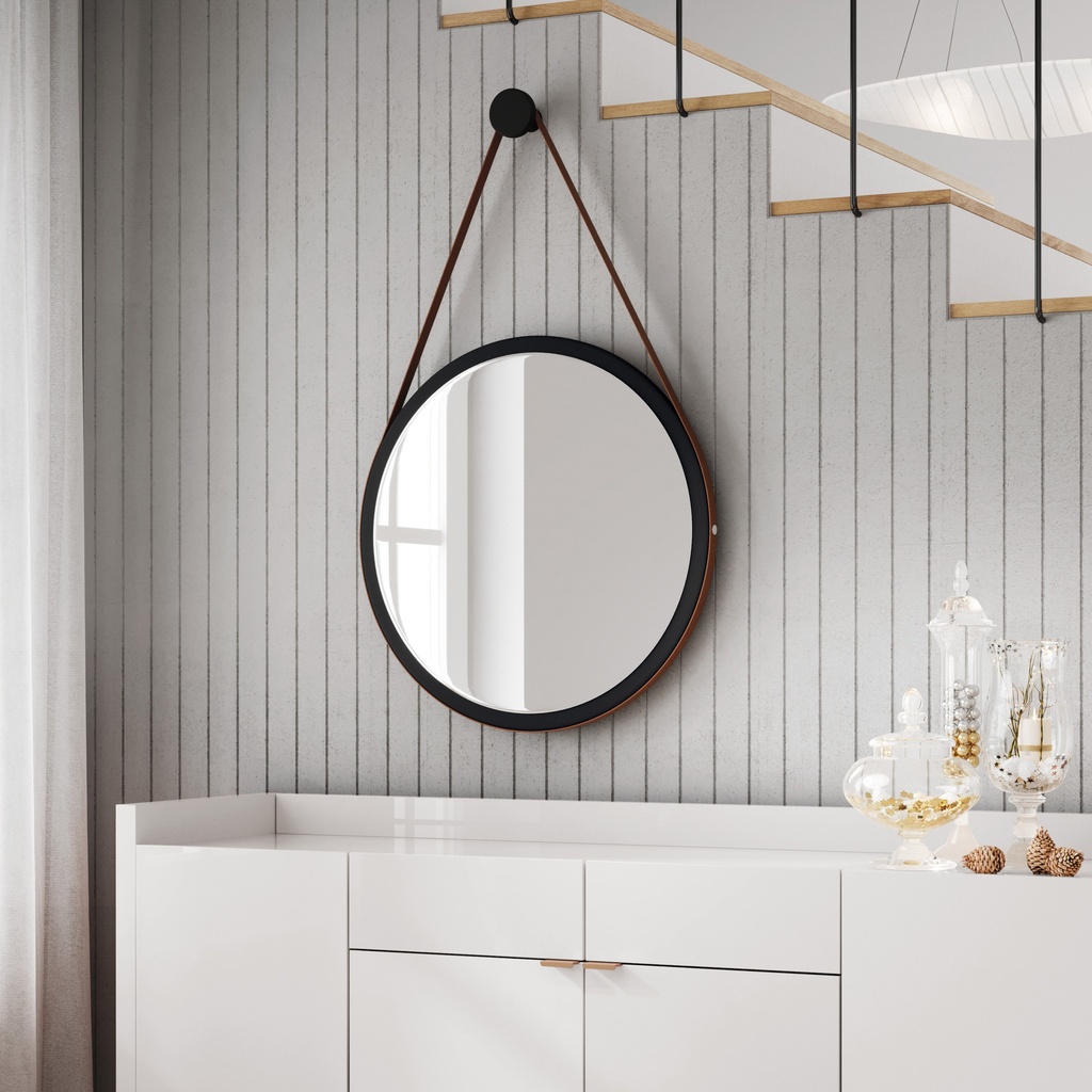 [H0010400006] MELODIA ROUNDED MIRROR  