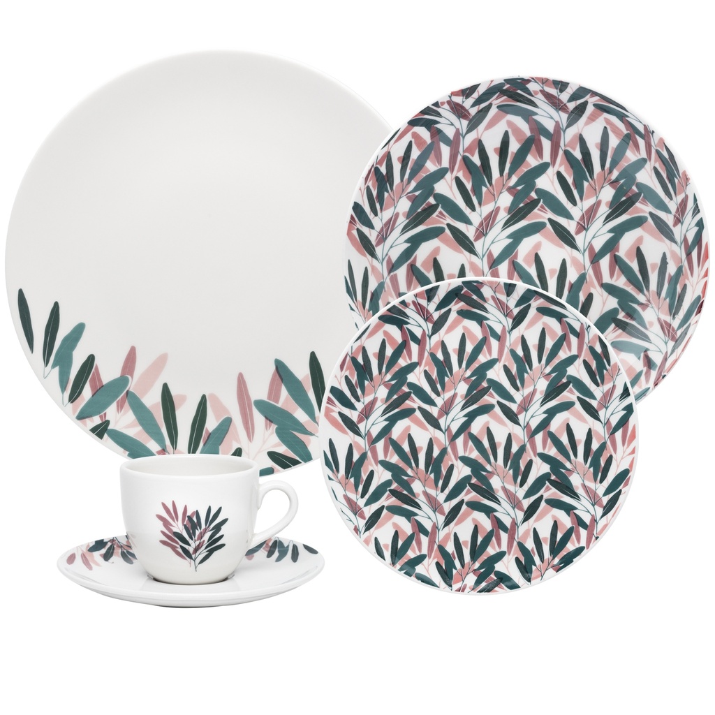 [Z0740400218] 20 PCS COUP SELVA DINNER/TEA SET