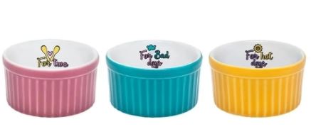 [Z0740400222] ICECREAM BOWL RAMEKIN SET 6/3 180ML 10CM