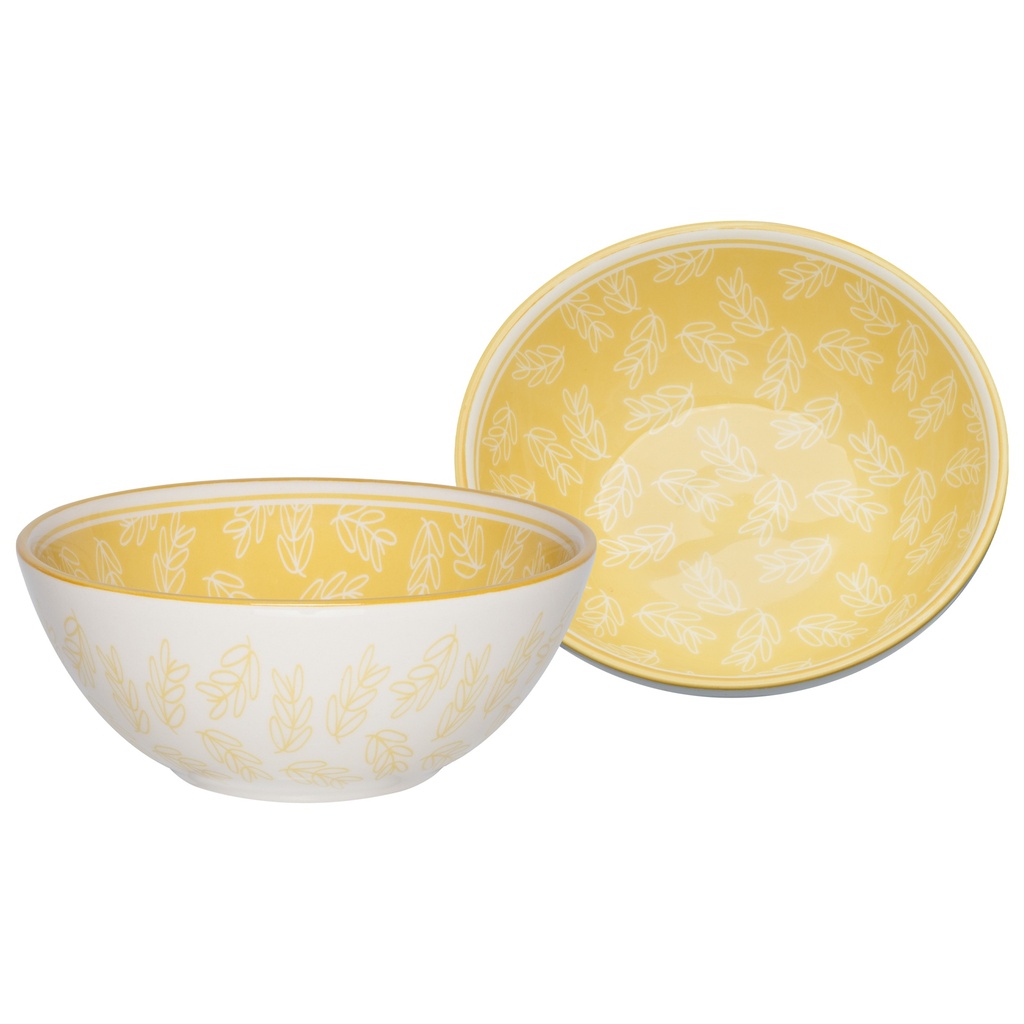[Z0740400224] FLORA AMARELA SMALL BOWL 600 ML