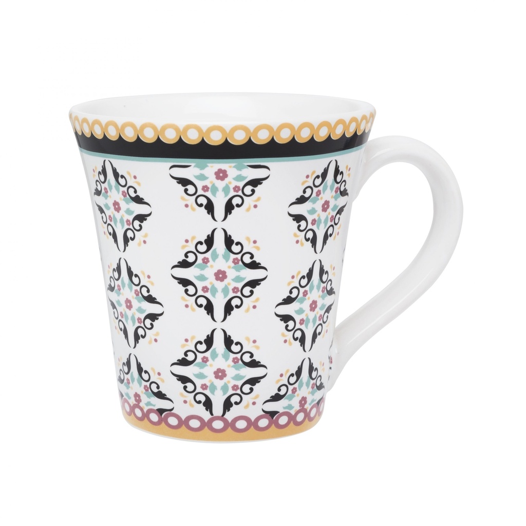 [Z0740400248] TULIPA  FLOREAL LUIZA MUG 330ML