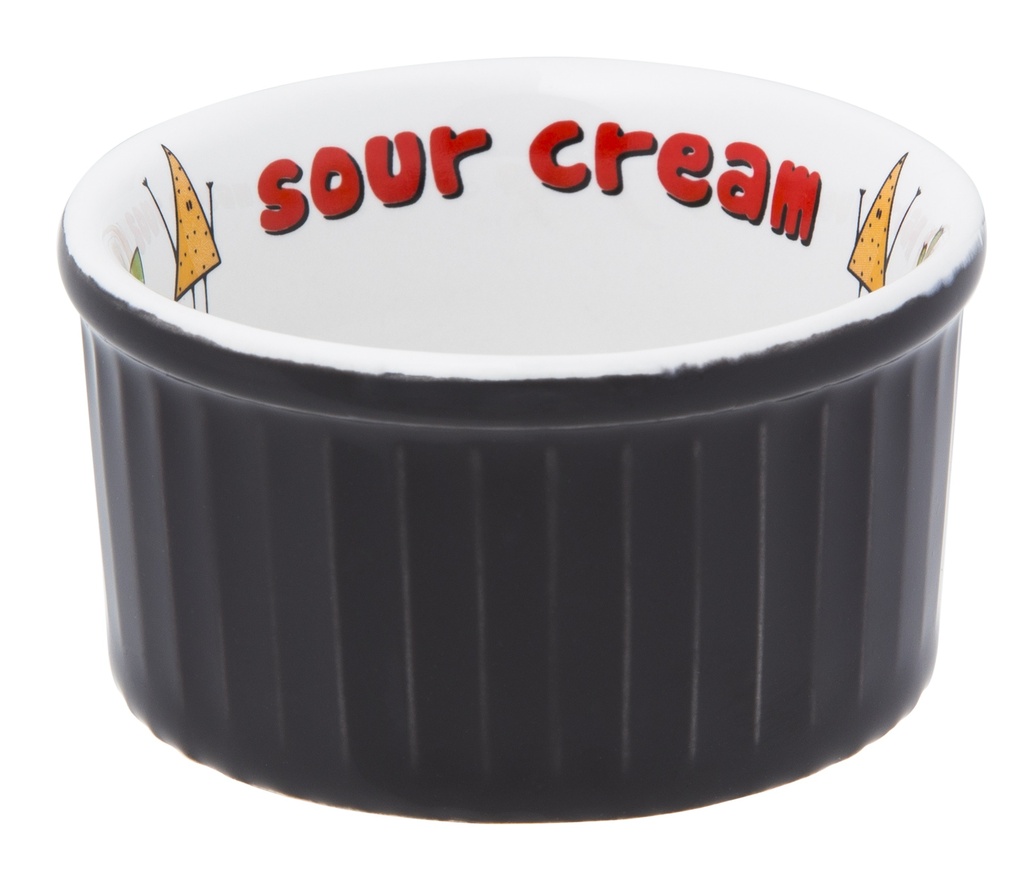[Z0740400264] MEXICANO SOUR CREAM BOWL RAMEKIN 100ML