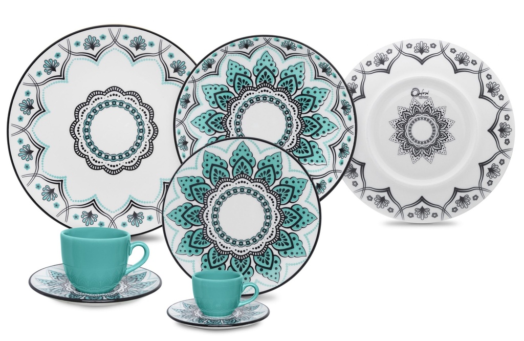 [Z0740400308] 42 PCS COUP SERENE DINNER/TEA/COFFEE SET