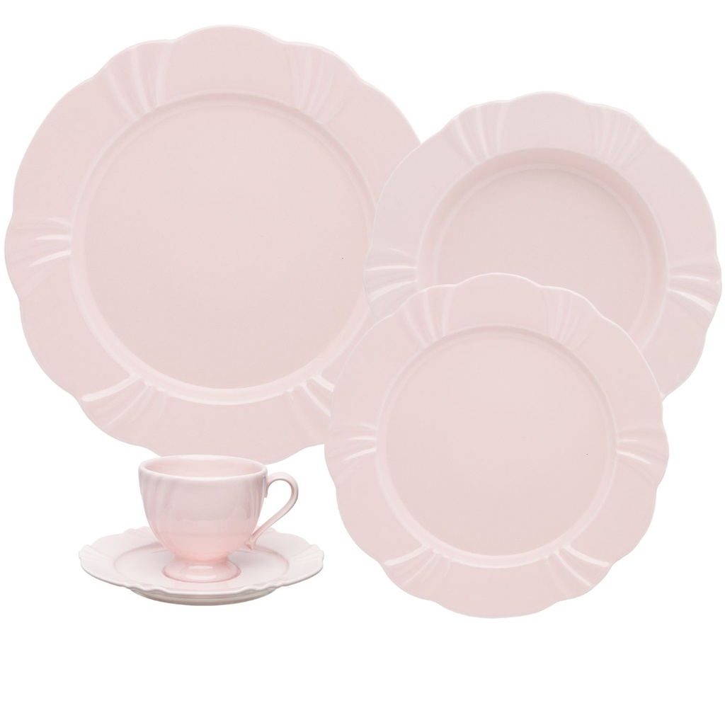 [Z0740400310] 30 PCS SOLEIL BLUSH DINNER SET