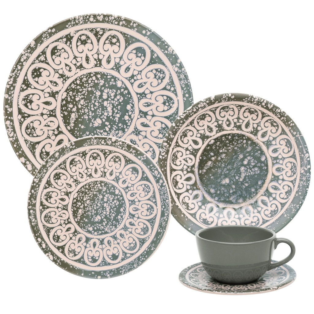 [Z0740400326] 20 PCS UNNI ELO DINNER/TEA SET