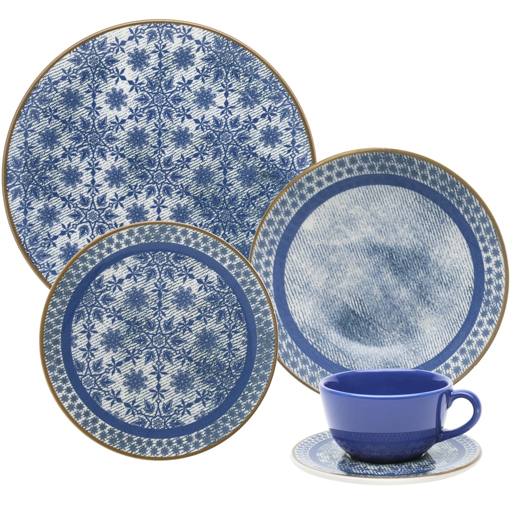 [Z0740400330] 30 PCS UNNI JEANS DINNER/TEA SET