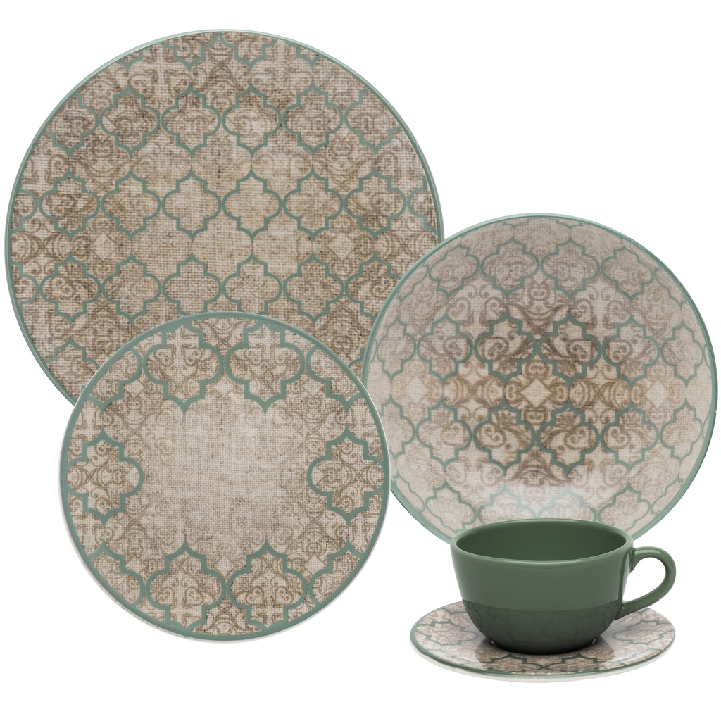[Z0740400335] 20 PCS UNNI LINEN DINNER SET