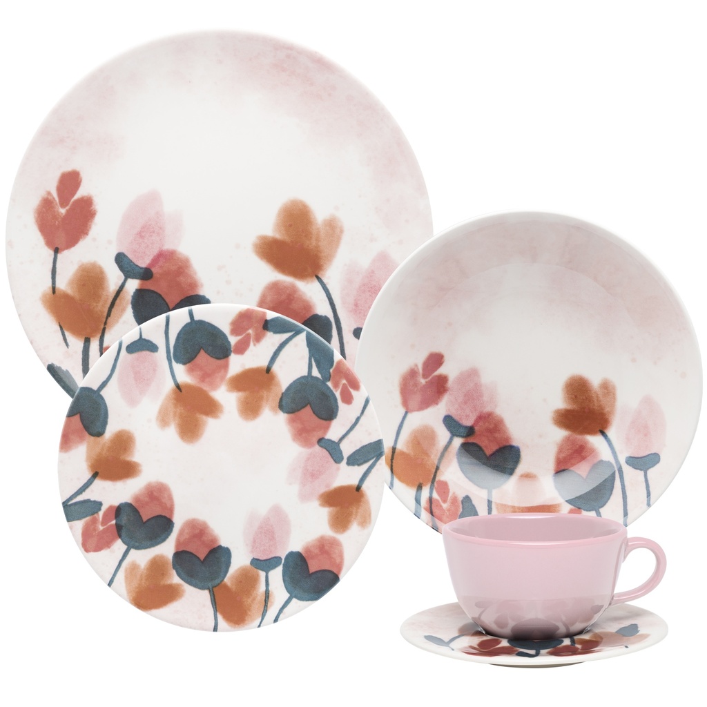 [Z0740400337] 20 PCS UNNI LISSE DINNER/TEA SET