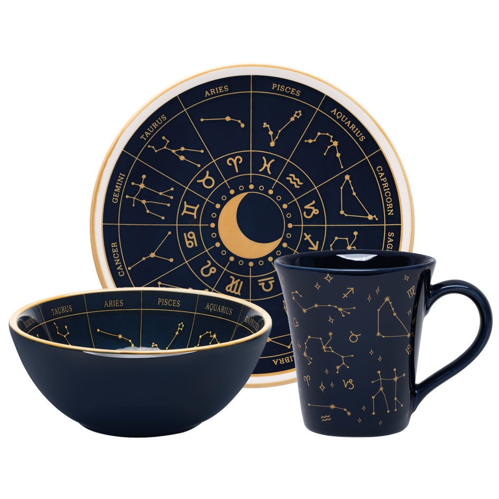 [Z0740400356] 3 PCS ZODIACO DESSERT SET