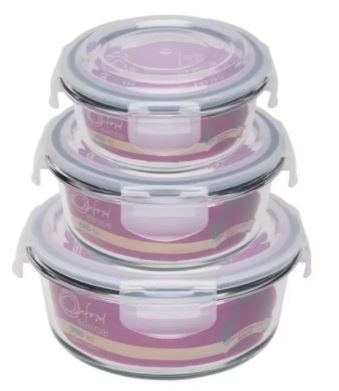 [Z0740400367] CHIA ROUND BOROSILICATE GLASS SET