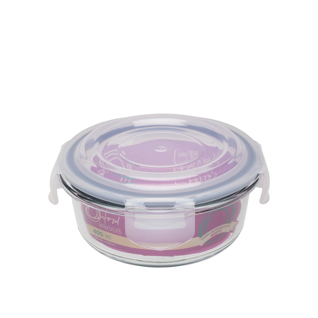 [Z0740400371] CHIA GLASS ROUND POT 400 ML