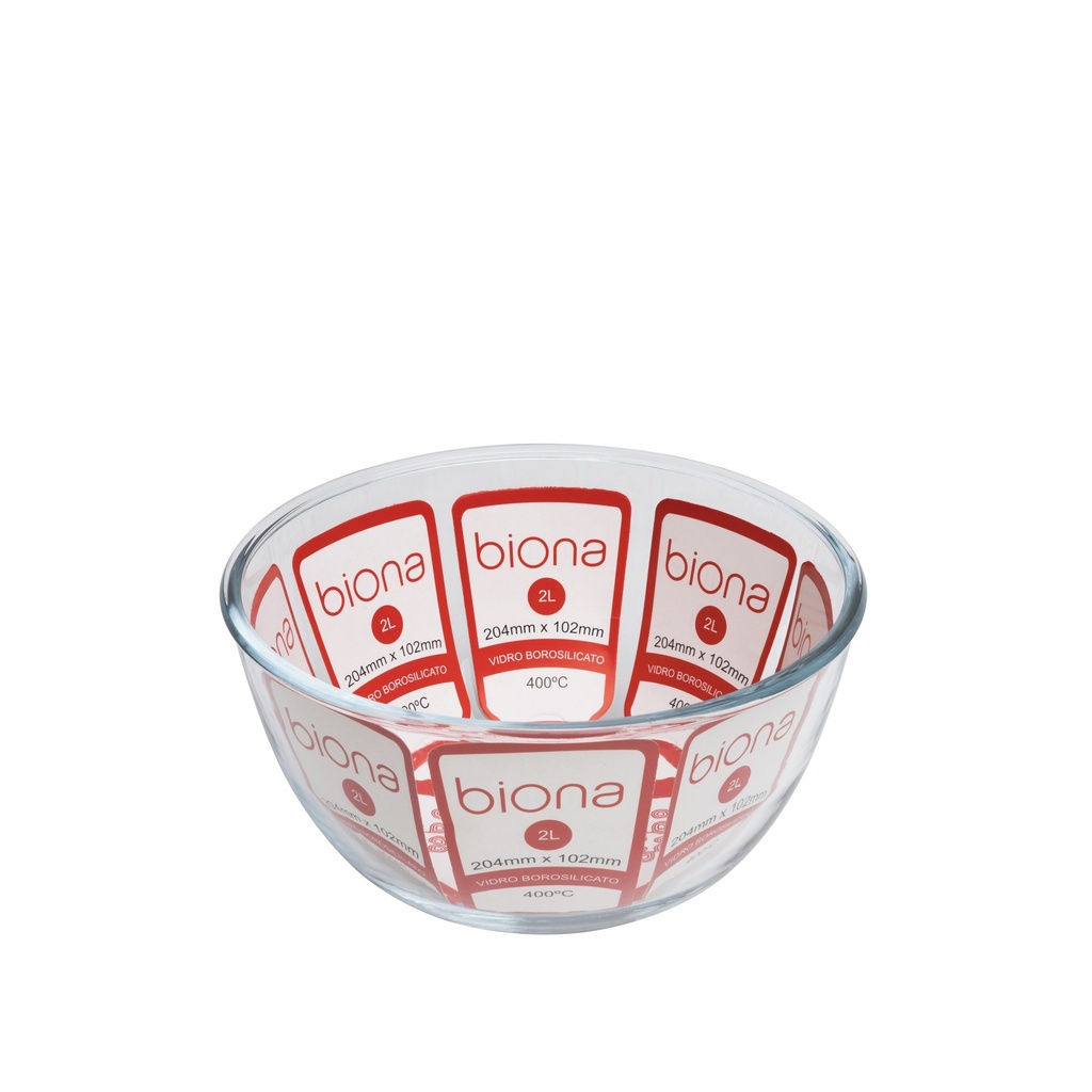 [Z0810400027] BOROSILICATE ROUND BOWL GLASS 2000ML