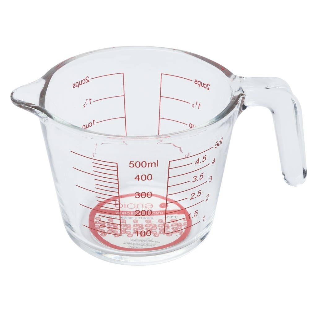 [Z0810400022] BOROSILICATE GLASS JUG METER 500 ML