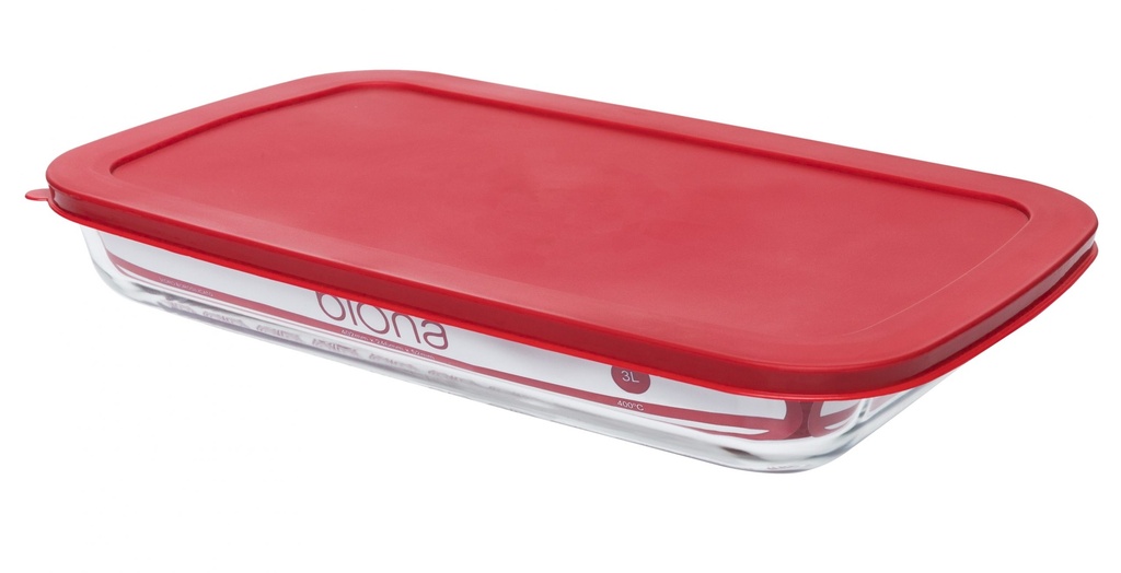 [Z0810400019] BOROSILICATE GLASS COOKERS W|LID 3000ML