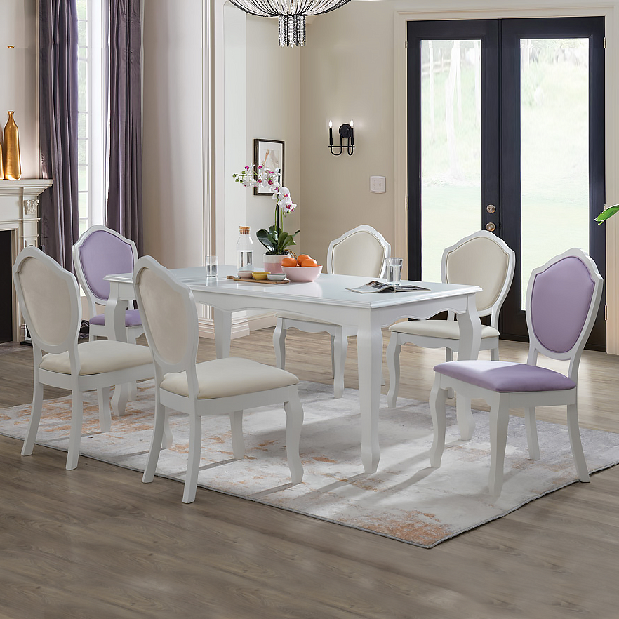 [B00510200019] طاولة طعام 6 كرسي جولي