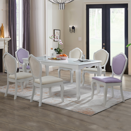 [B00510200019] JOULY DINING TABLE 6 SEATS