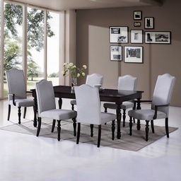 [B00510200024] FLORANCE DINING TABLE 6 SEATS