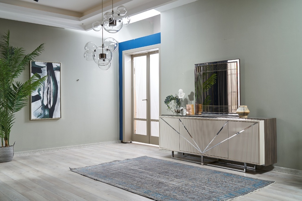 [B0650300160] VALENTINA CONSOLE WITH MIRROR