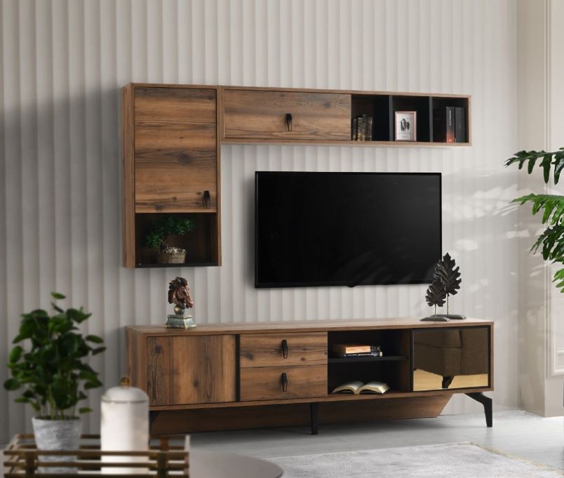 [E0001030015] LIDYA  TV UNIT 3 PCS