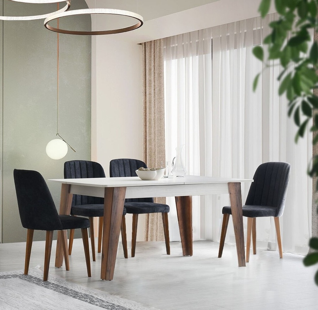 [B00250300079] GORDION  DINING TABLE 6 SEATS