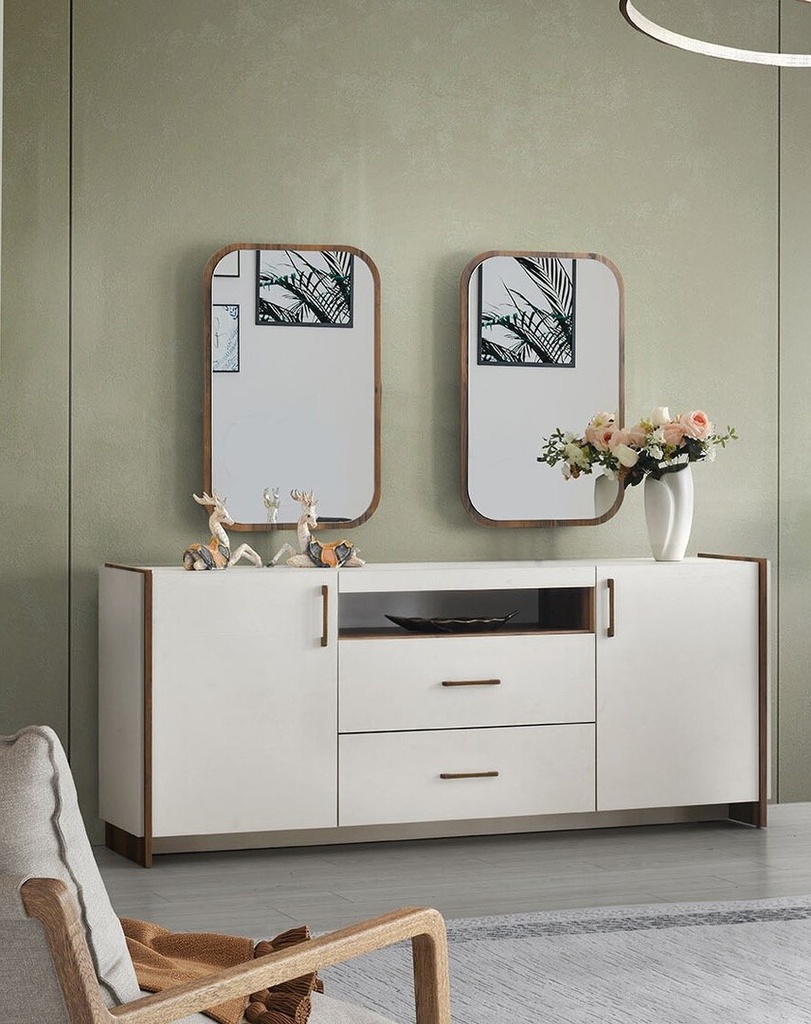 [B0650300162] GORDION  CONSOLE & 1 MIRROR