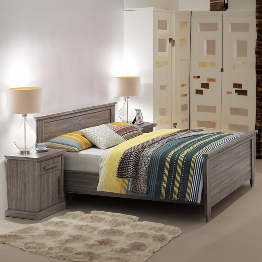 [A0520200023] SMILY QUEEN  BED 160 CM