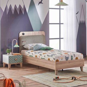 [A0560300055] YUCHI TWIN BED LINE 120 CM