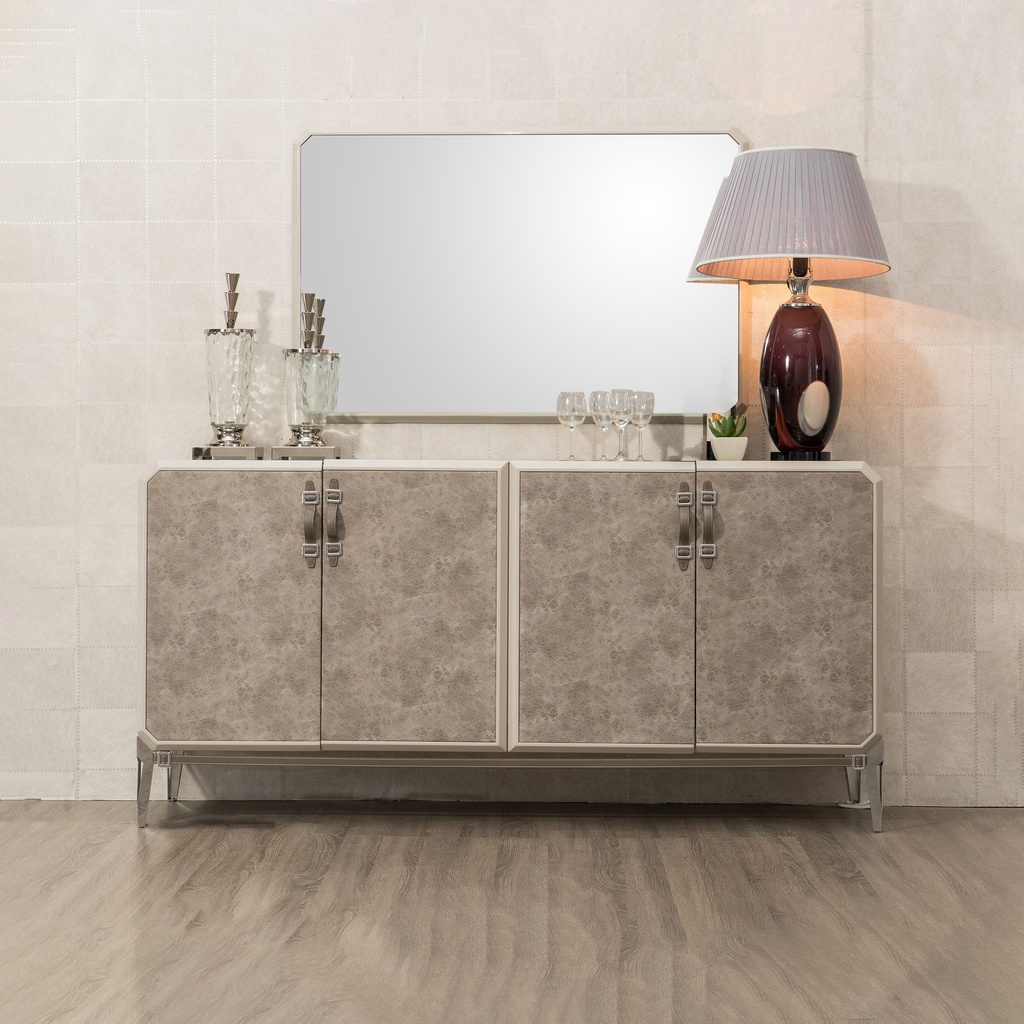 [B0650200032] SANTANA  CONSOLE WITH MIRROR