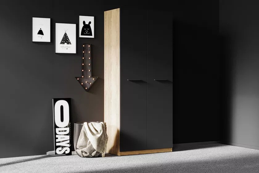 [A0450200029] LEGEND 2-DOOR WARDROBE