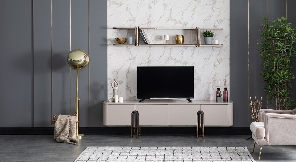 [E0010300169] OTTOMAN WALL UNİT 3 PCS